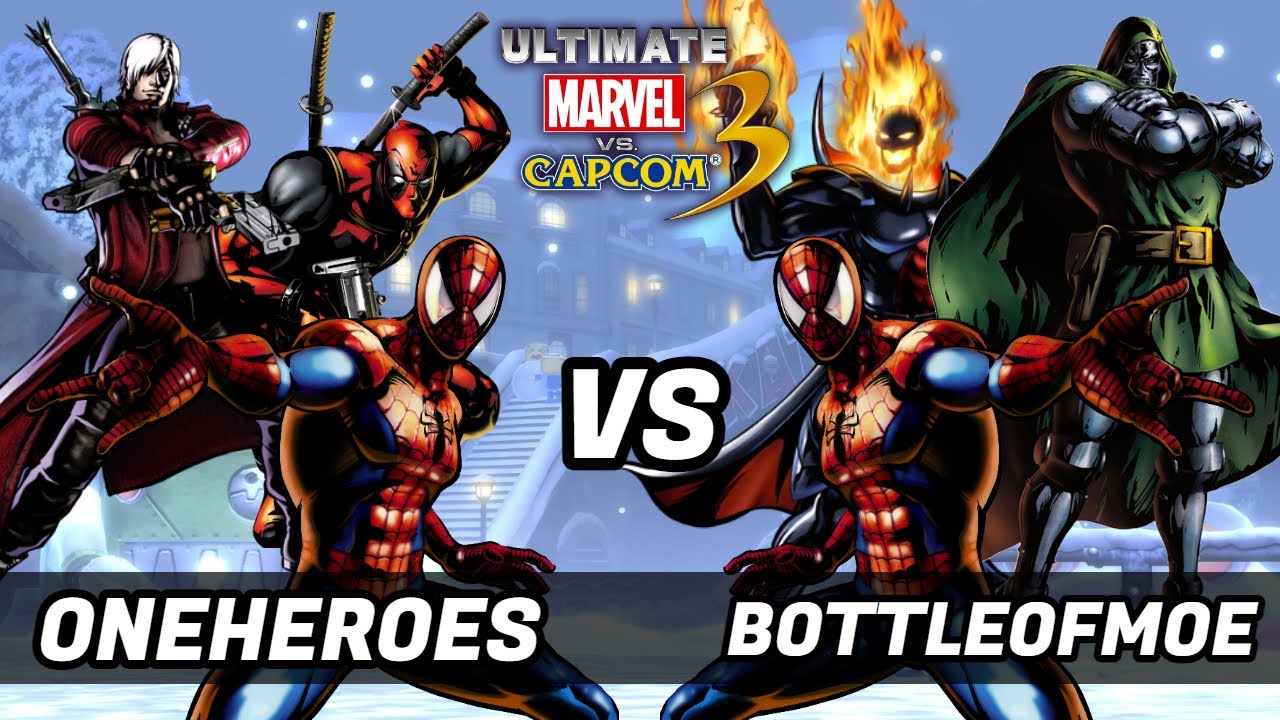 UMVC3 - FT5 - ONEHEROES VS BOTTLEOFMOE 2!