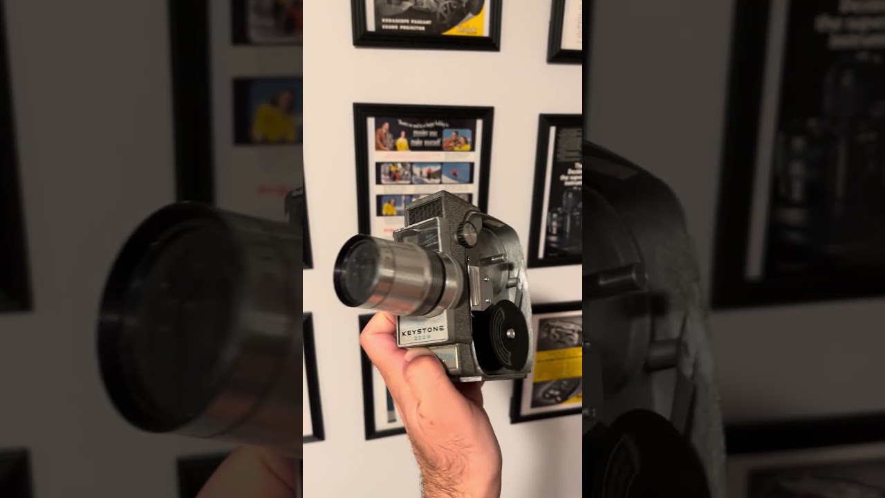 Bell & Howell 8mm Movie Camera 🎞️ | Watch the Film Roll in Action