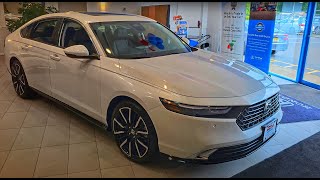 2023 Honda Accord Hybrid Touring Overview - Platinum White Pearl 2023 Honda Accord Hybrid Touring Overview - Platinum White Pearl
