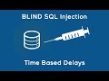 Blind SQL Injection Time Delay Attack
