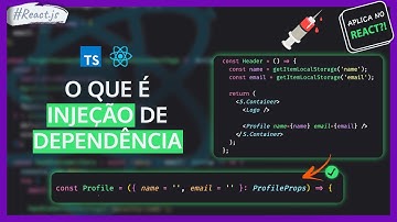 O que é injeção de dependência? Como aplicar no React.js?