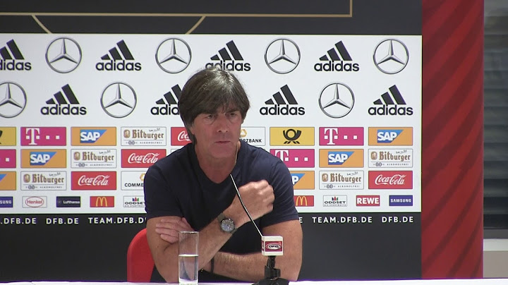 Pressekonferenz des DFB nach dem Spiel Österreich vs. Deutschland mit Teamchef Joachim Löw