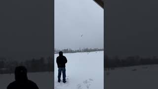 Oxy2 crash into the snow