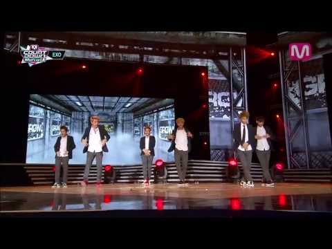 EXO_으르렁 (Growl by EXO on Mcountdown 2013.8.29)