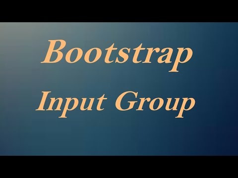 Bootstrap Input Group