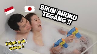 MANDI BARENG ISTRI JEPANG ! KULITNYA MULUS ANUNYA GEDE !