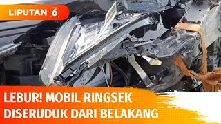 Mobil Sundul Mobil di Tol Ngawi-Kertosono, Dua Orang Alami Luka-luka | Liputan 6 screenshot 4