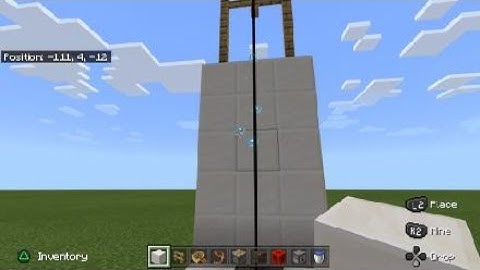 Elevator with rope in minecraft (No mods, add ons or command blocks)!!!!!