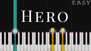 Hero - Mariah Carey | EASY Piano Tutorial | Arranged By Dan Coates screenshot 2