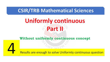 Trick for Uniformly continuous part II | PG TRB| TRB POLY| CSIR NET|GATE #pgtrb #pgtrbmaths