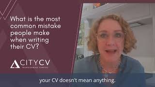 McLeans Mini Masterclass Part 4 - The most common mistake people make when writing their CV