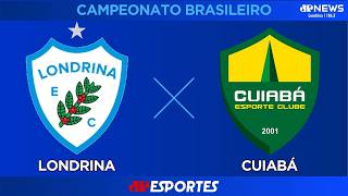 🔴#AOVIVO: Londrina 1x0 Cuiabá | 20/10/2026 | #BRASILEIRÃO #SÉRIEB