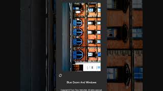 001528 - Blue Doors And Windows
