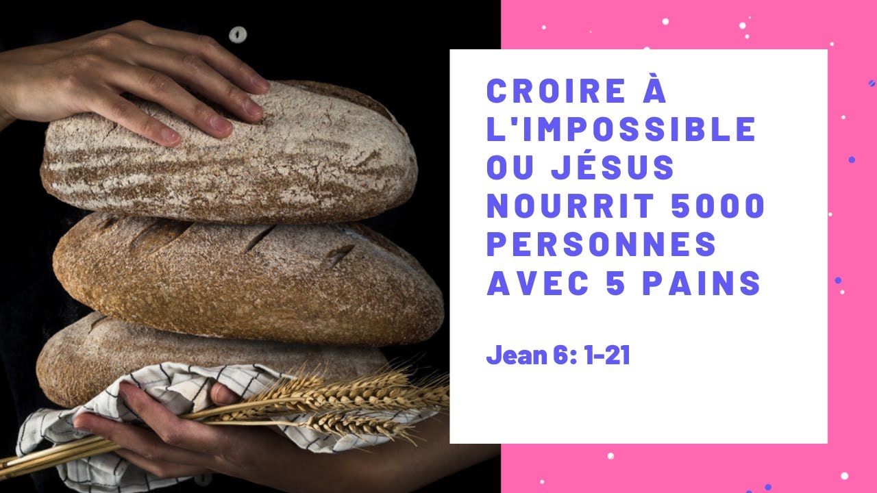 Jésus nourrit 5000 hommes avec 5 pains et 2 poissons Jean 6 121 19 juillet 2021 YouTube Jésus nourrit 5000 hommes avec 5 pains et 2 poissons Jean 6 121 19 juillet 2021 YouTube