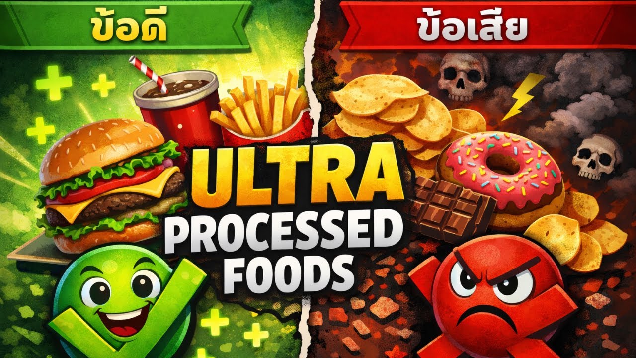 สุขภาพ 101 EP4 อาหารแปรรูป ภัยเงียบที่ซ่อนอยุ่ในทุกๆมื้อ