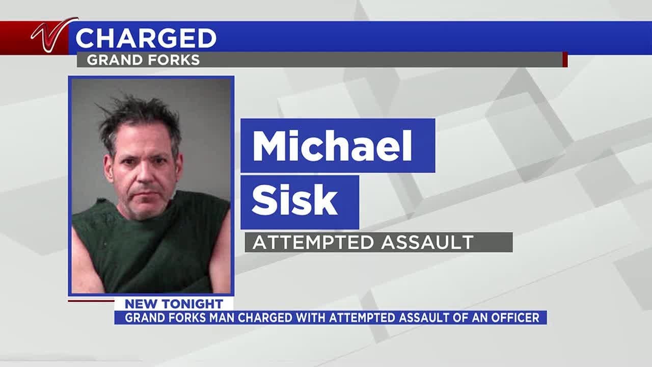 Grand Forks man charged with attempted assault of an officer - YouTube