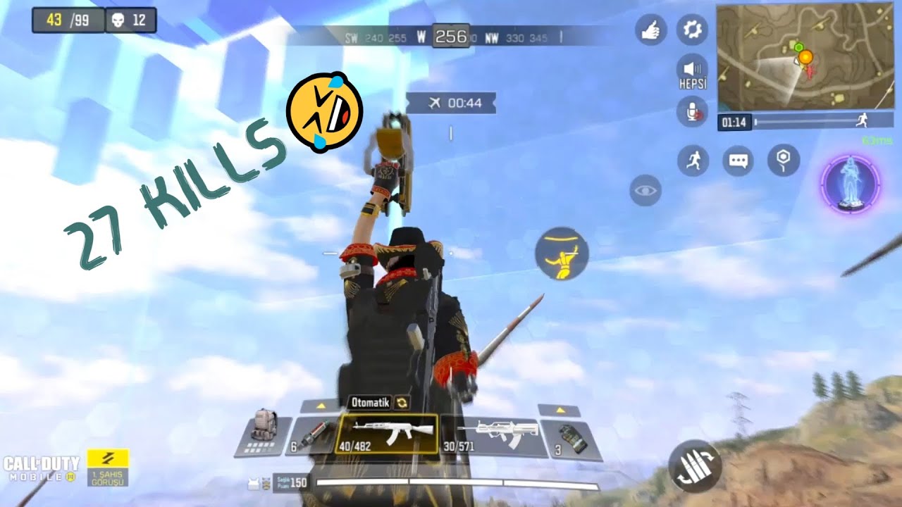 CALL OF DUTY MOBILE Battle Royale | 27 Kills Solo VS Squad | CODM ...