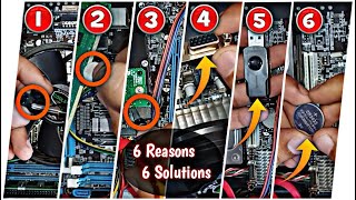 Computer turns on but no display Led light on Fan spinning Cpu Stupid Mistake Easy fix /6 Solutions