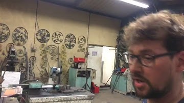 #WorkshopWednesday making drive gate arches, scrolls, twisted bars, & more