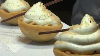 Cuisinez fêtes: pré-dessert aux fruits exotiques et mignardises au chocolat