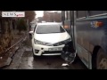 Trolleybus And Bus Crash In Yerevan Jan 30 2014 Trolleybus And Bus Crash In Yerevan Jan 30 2014