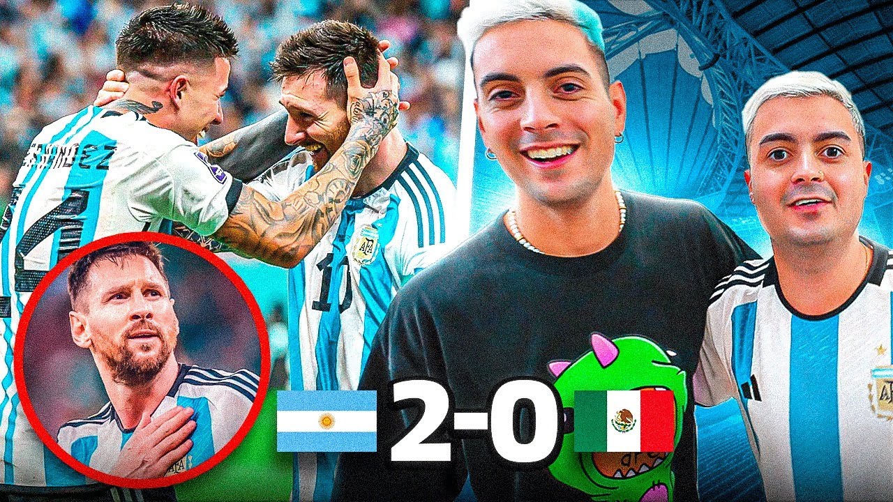 ASI VIVI MI DIA de ARGENTINA vs MEXICO