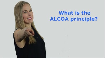 What is the ALCOA principle?