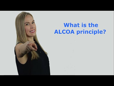 What is the ALCOA principle?