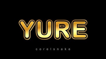 TUTORIAL COREL DRAW - COMO APLICAR EFEITO EM UM TEXTO NO COREL DRAW // COREL SNAKE