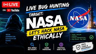 🔴 LIVE Bug Hunting on NASA | Ethical Hacking & Bug Bounty Hunting | Real-World Pentesting