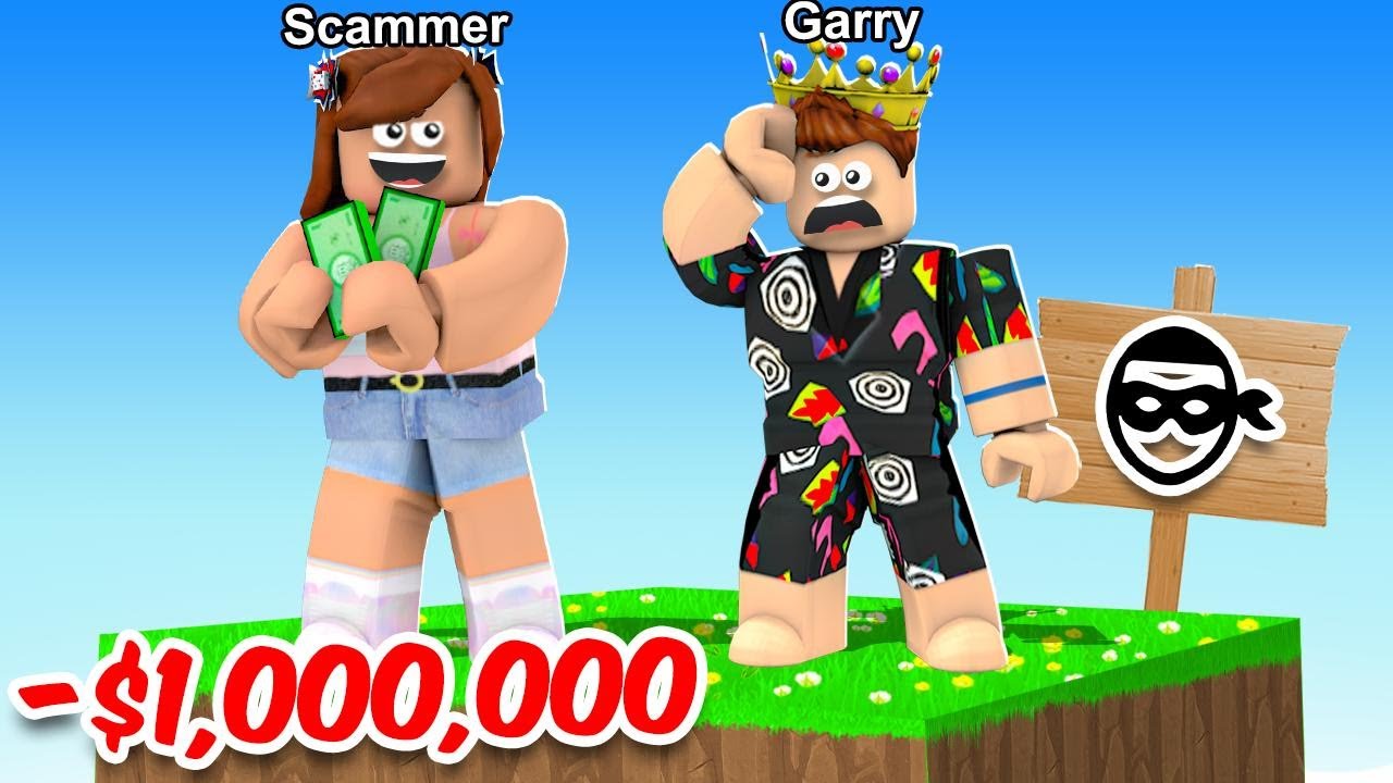 I Got Scammed For 1 000 000 In Skyblock Roblox Islands Rags To Riches Story Ep 1 Youtube - i found a millionaire only server in skyblock roblox islands rags to riches ep 4 vps and vpn