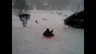 Best Sledding Hill in Baltimore - Son has no fear Part I- Donovan Cook