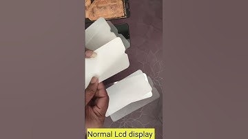 Normal display vs Amoled display
