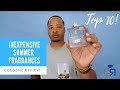 Top 10 Inexpensive Colognes for the Summer