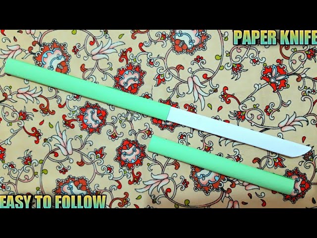 DIY Crafts, Easy Paper Knife Tutorials