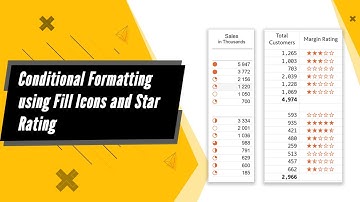 Conditional Formatting using Fill Icons and Star Rating in Power BI using Inforiver