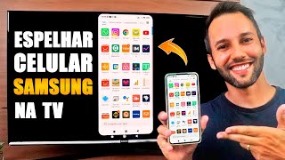 HOW TO MIRROR THE SAMSUNG PHONE SCREEN ON THE TV