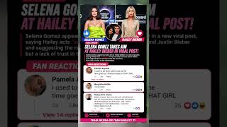 Selena Gomez vs Hailey Bieber Debate Heats Up Again #shorts #justinbieber #selenagomez