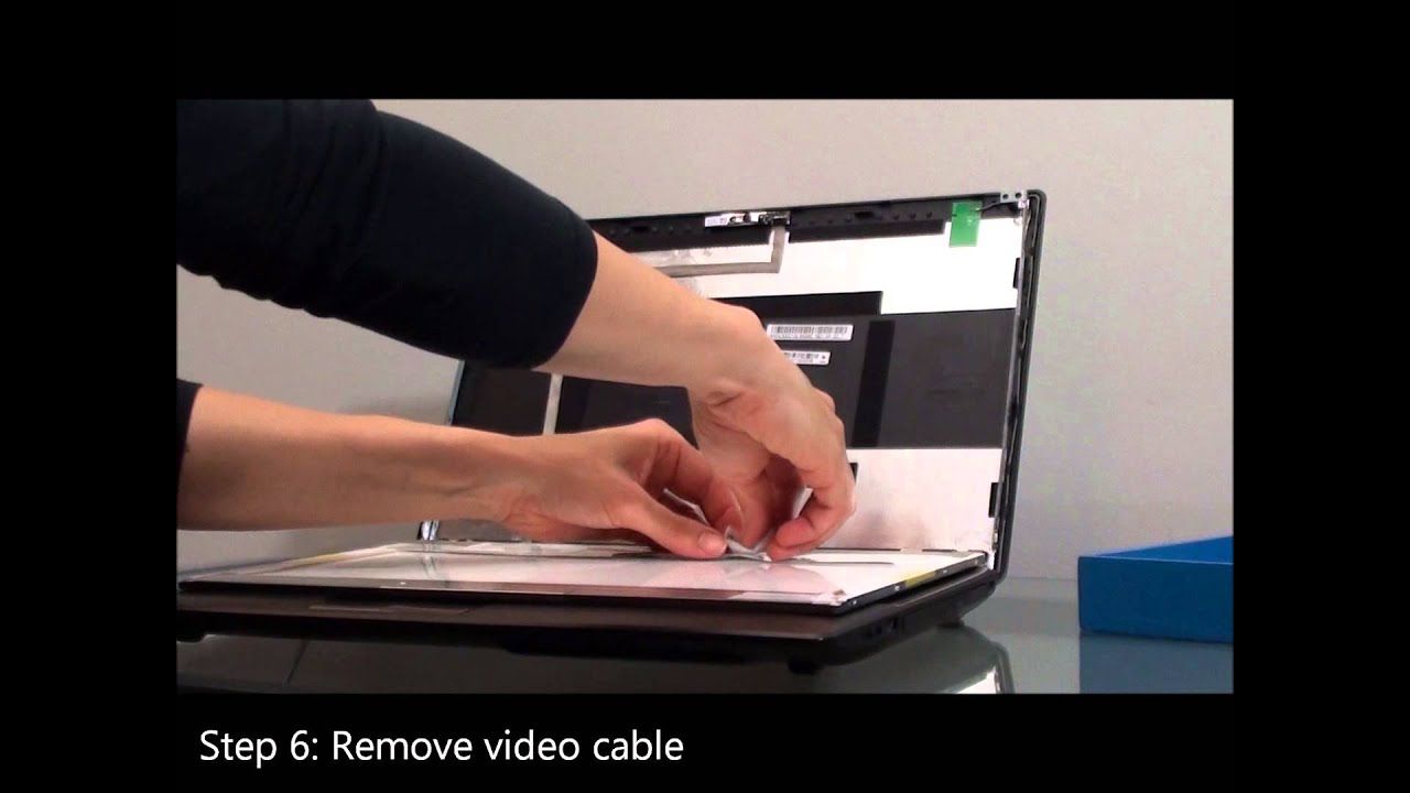 Laptop screen replacement / How to replace laptop screen Asus K53TA