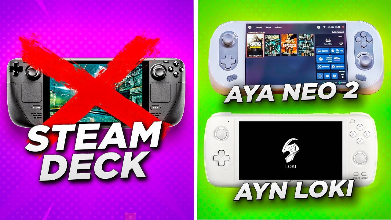  STEAM DECK TIEMBLA Conoce Sus NUEVAS RIVALES AYN LOKI AYA NEO AIR 