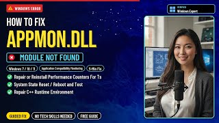Fix appmon.dll Error!