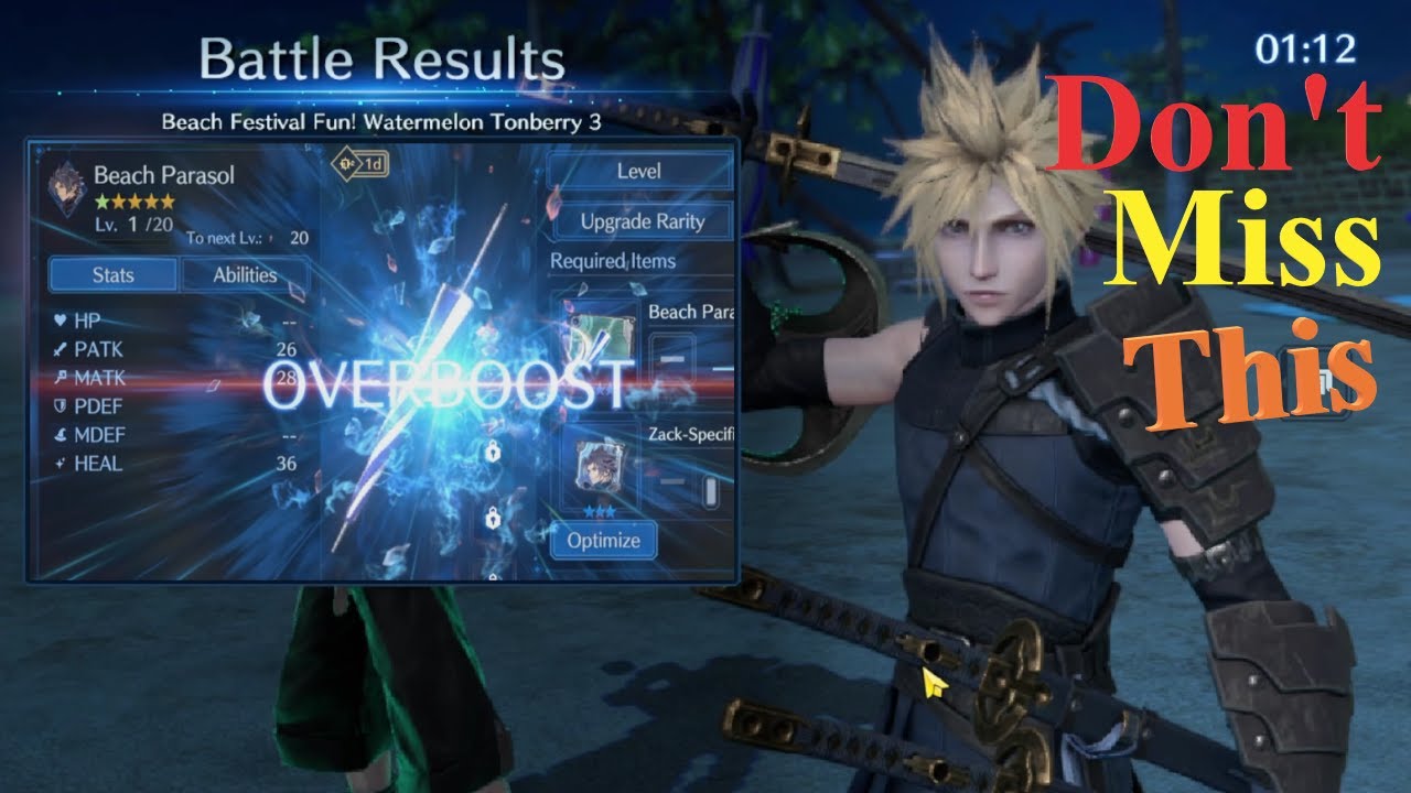 Final Fantasy 7: Ever Crisis - Beginner Weapon Enhance Event