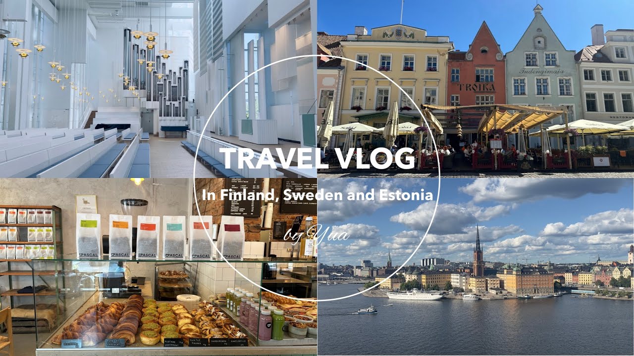 【TRAVEL VLOG】4泊6日夏の北欧旅行/フィンランド/スウェーデン/エストニア/北欧食器/フィーカ/絶景スポット