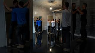 Abandoned Garage to Luxury Showroom | Mirror Epoxy Transformation #beforeafter #interiordesign #home