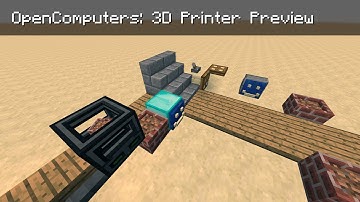 OpenComputers: 3D Printer Preview