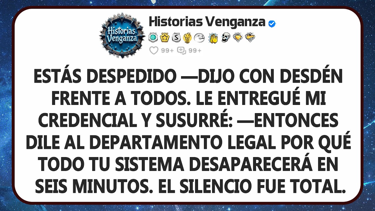 “Estás Despedido,” Se Burló Frente A Todos. Le Entregué Mi Placa Y Susurré: “Entonces Díselo A...