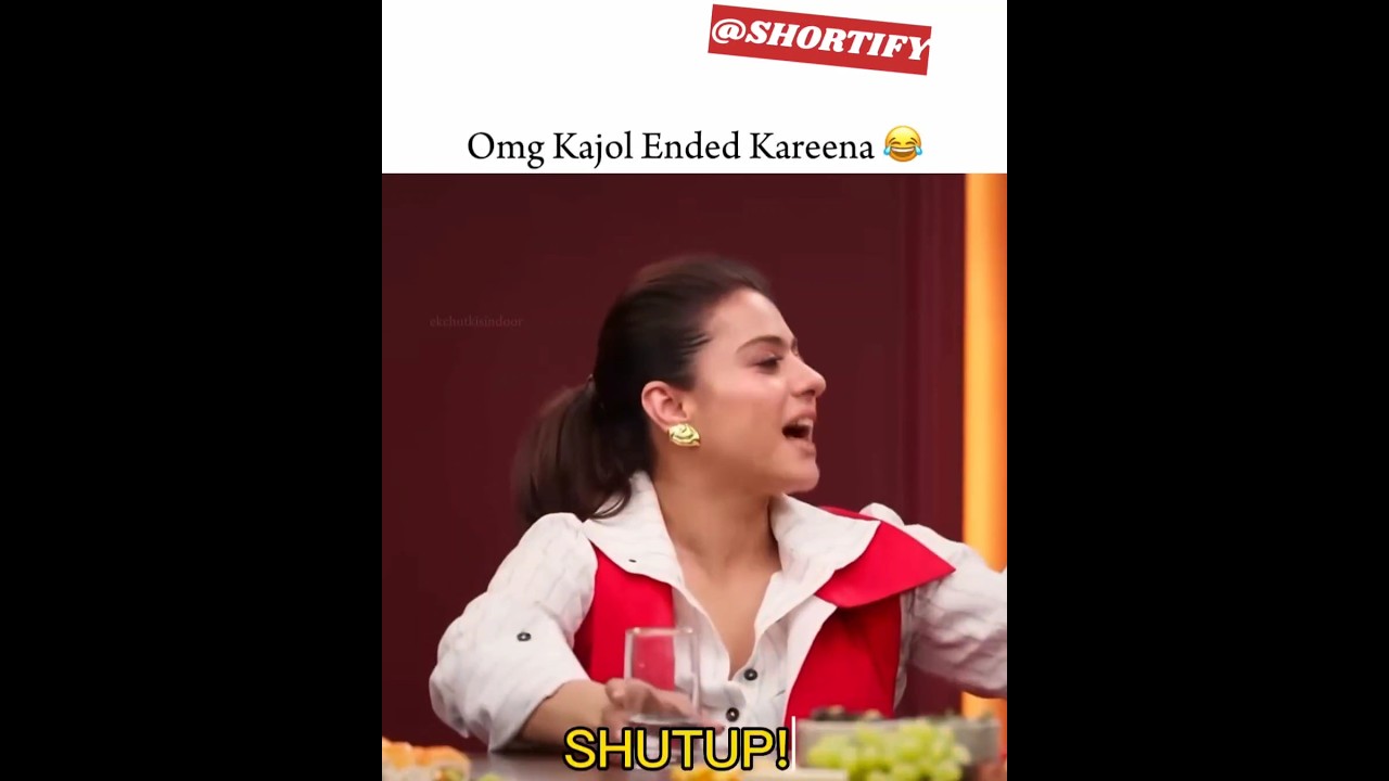 Kajol shuts up Kareena:with her wit.