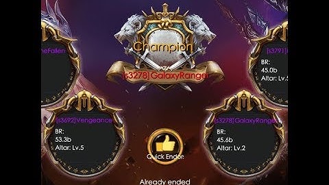 Legacy of Discord- Guild Clash Plus S3278 战義·咆哮 20B Character Overview (4K)