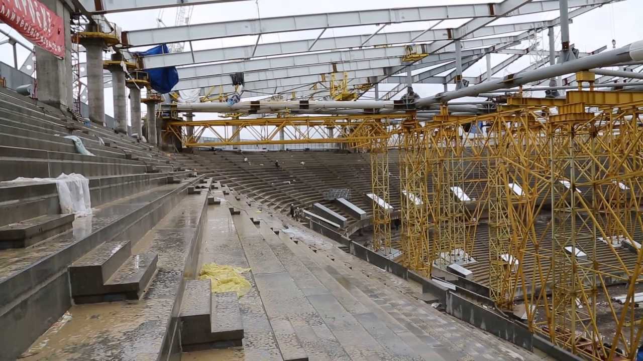 Съемка стадиона «Открытие Арена». 23 сентября 2013 года