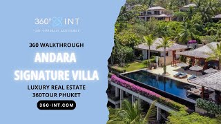 Andara Villa Phuket Virtual Walkthrough 1000sqm Living Area Luxury Villa 3D Tour by 360INT